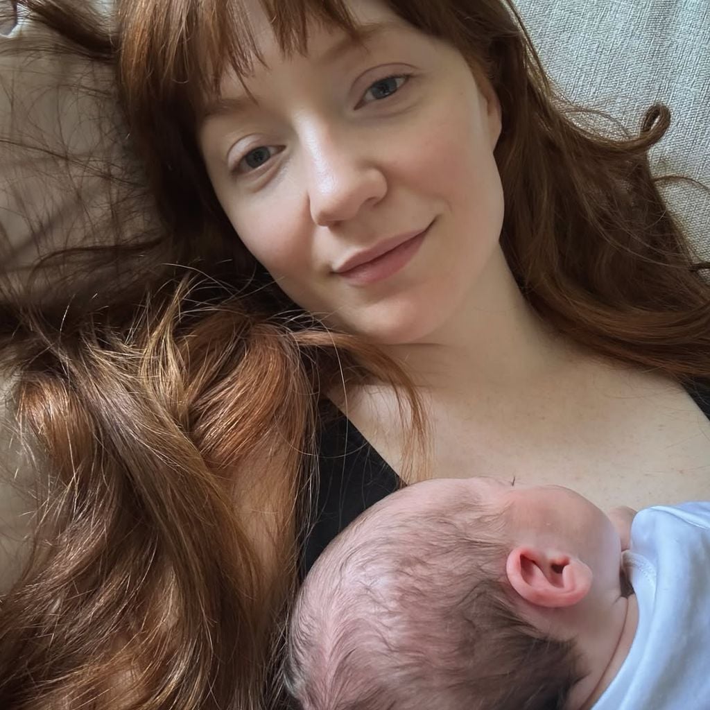 Nicola Roberts mit ihrer Tochter