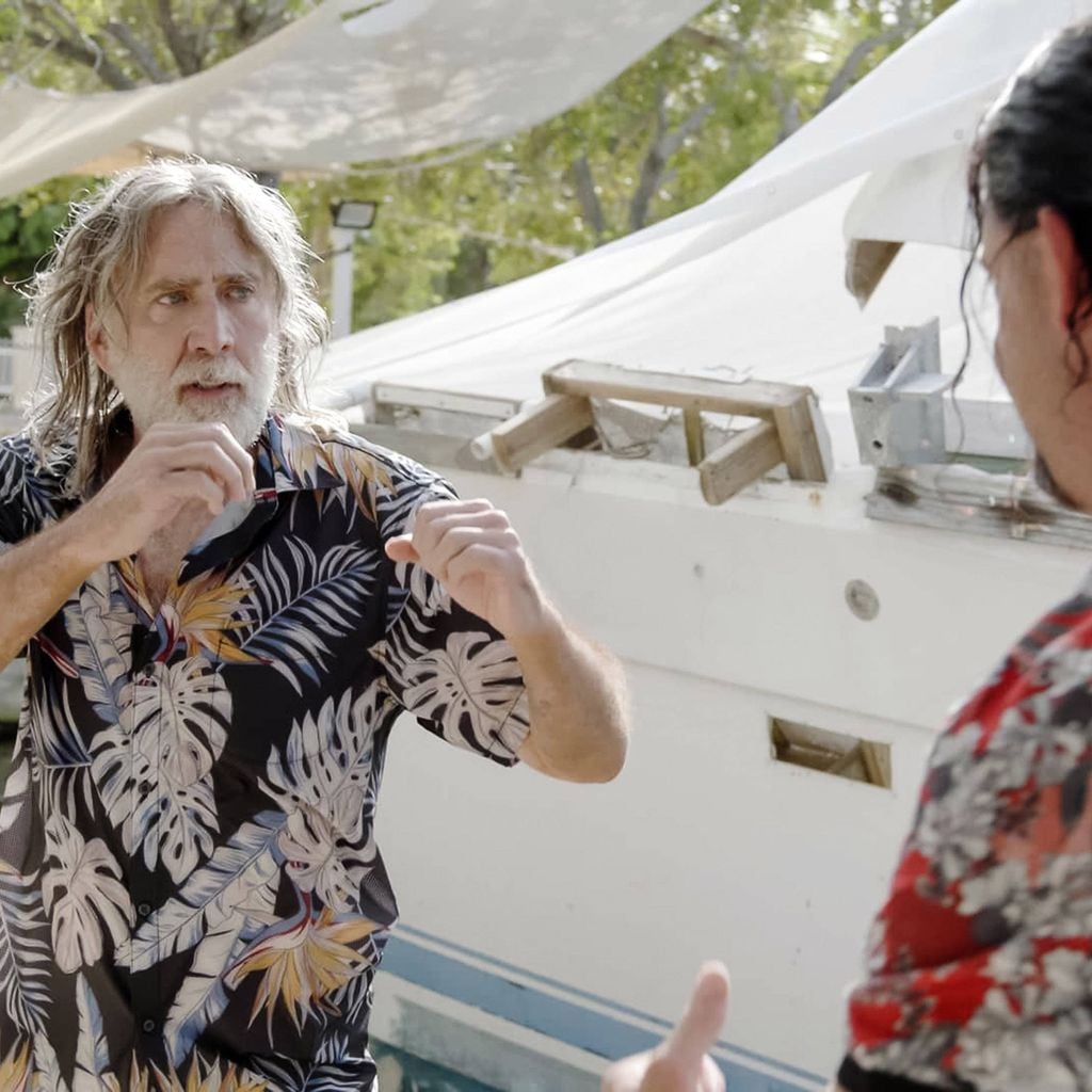 Nicolas Cage in "The Retirement Plan", 2023