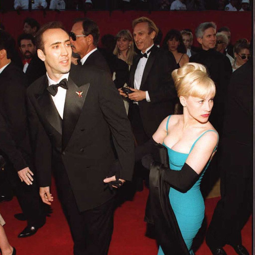 Nicolas Cage und Patricia Arquette bei den Oscars 1996