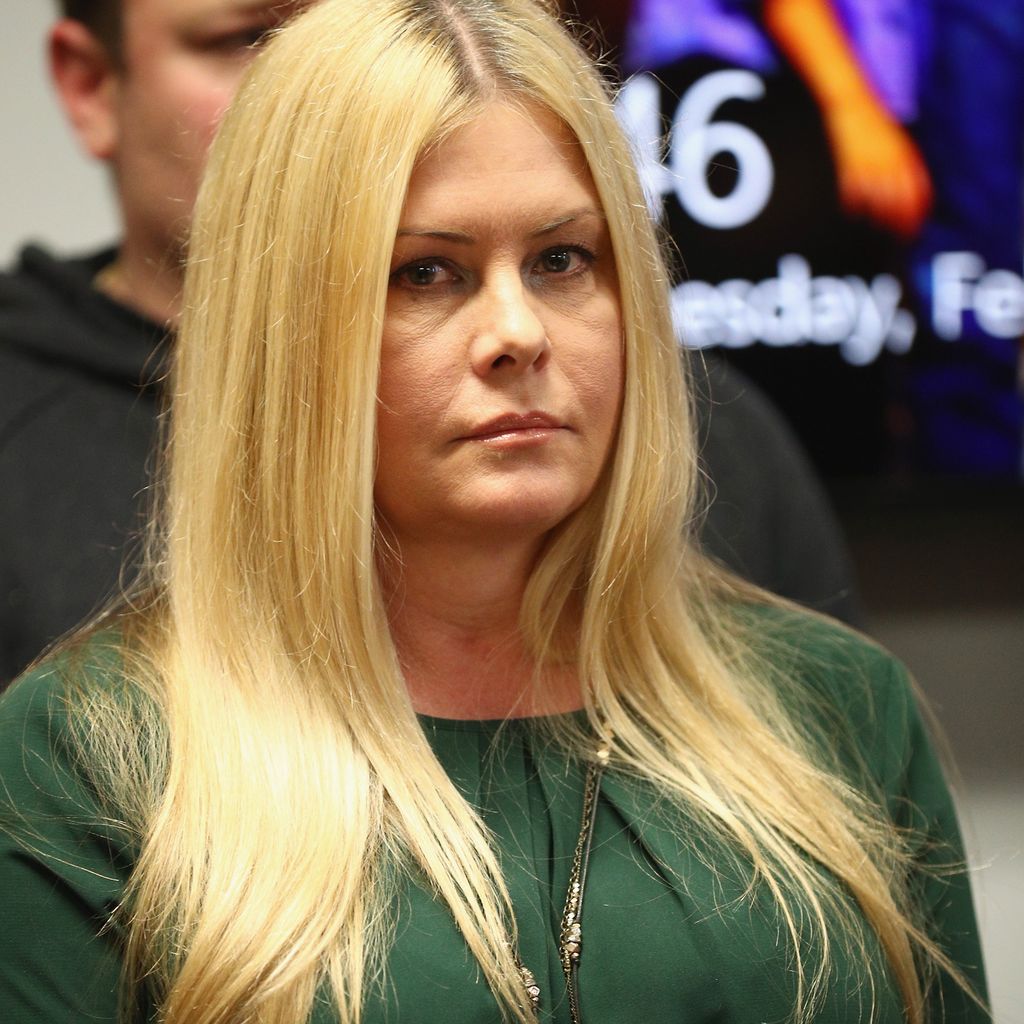 Nicole Eggert bei einer Pressekonferenz