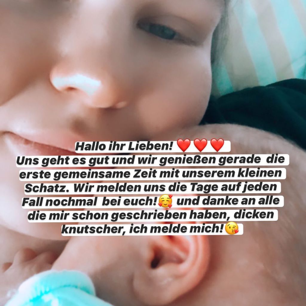 Nicole Handwerker mit ihrem Sohn