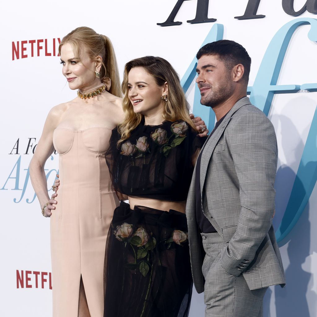 Nicole Kidman, Joey King und Zac Efron, Juni 2024