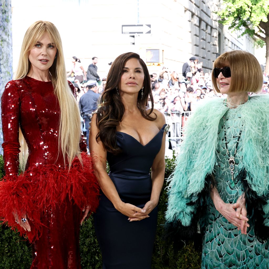 Nicole Kidman, Lauren Sánchez Bezos und Anna Wintour bei der Met Gala 2026 im Metropolitan Museum of Art in New York.