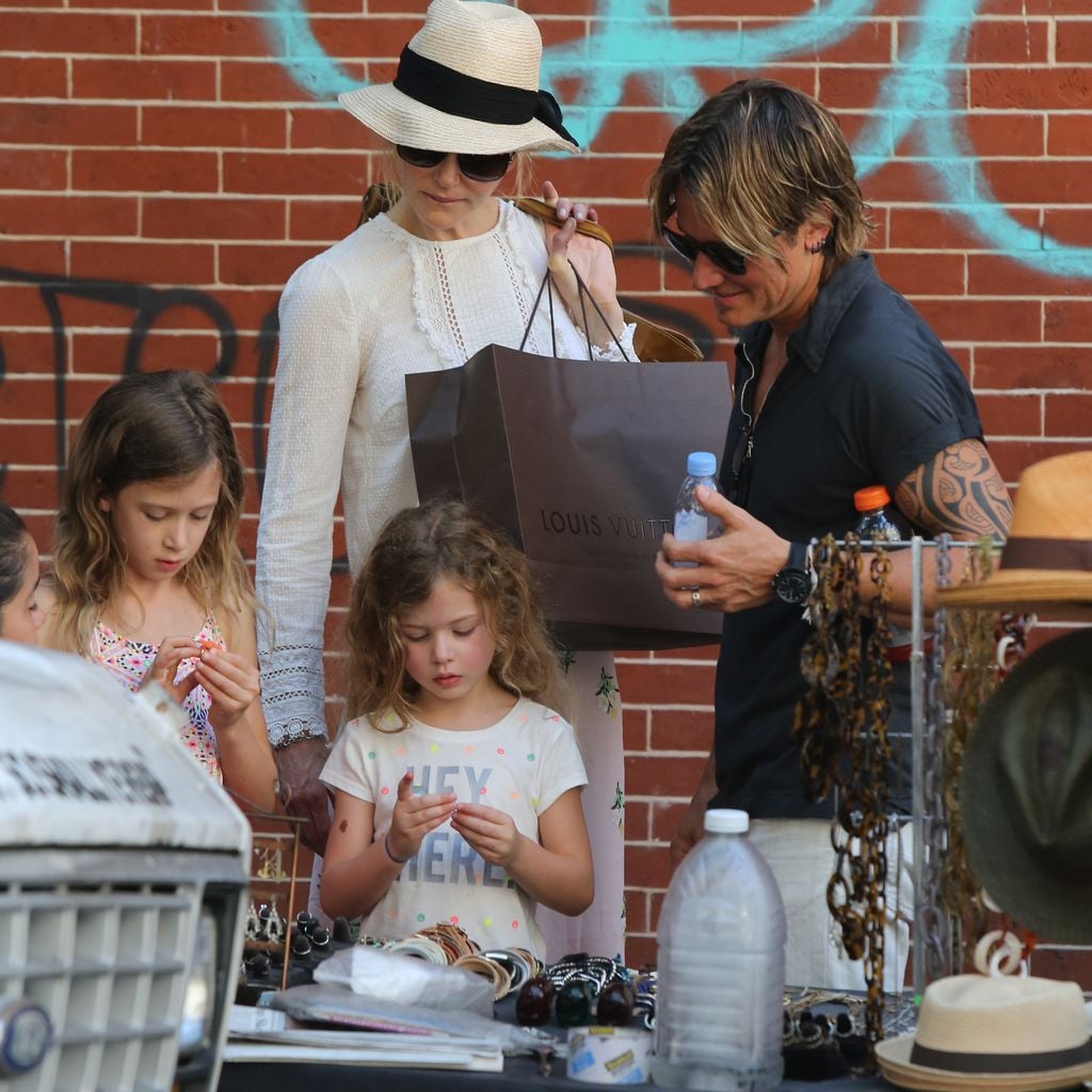 Nicole Kidman, Keith Urban und ihre Töchter