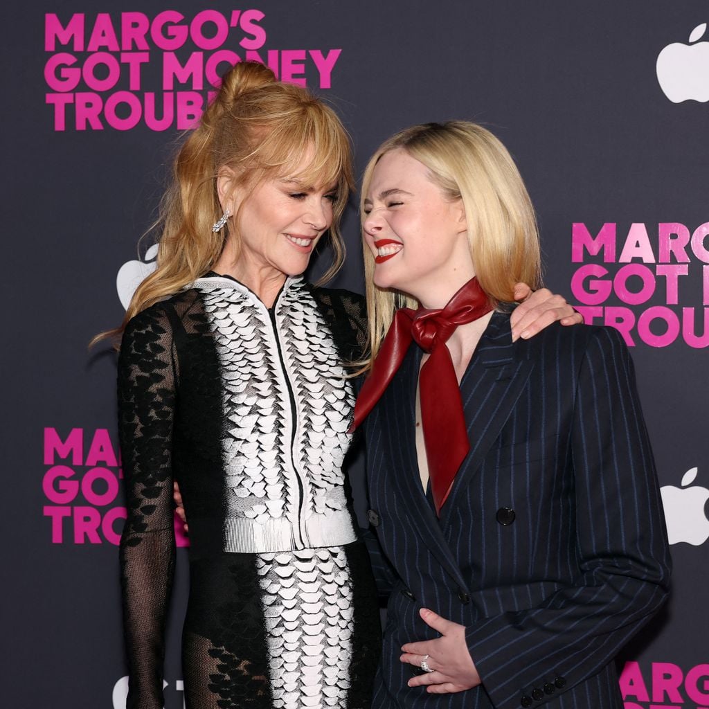 Nicole Kidman und Elle Fanning bei der Premiere von "Margo's Got Money Troubles" in New York