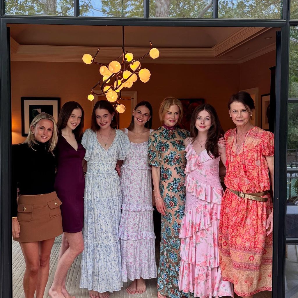 Nicole Kidman mit ihrer Familie an Ostern, 2025
