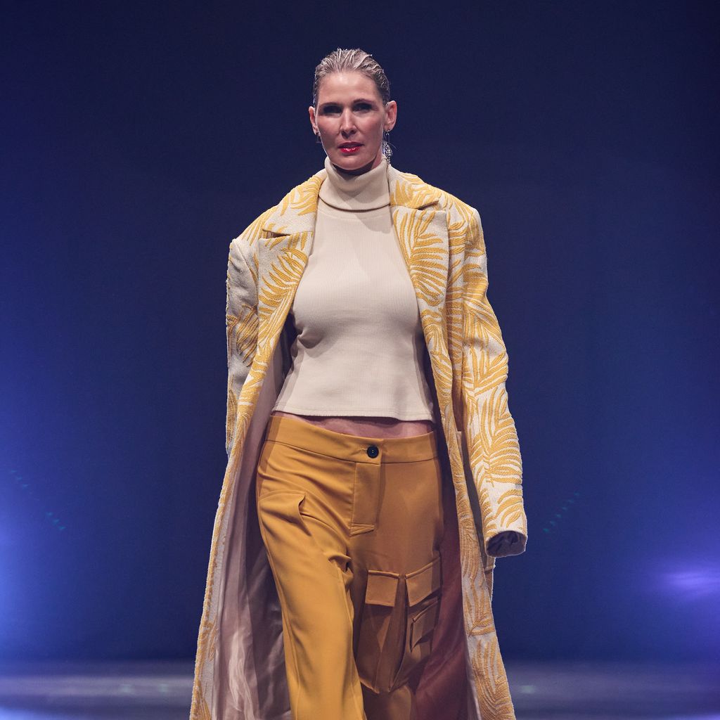 Nicole Reitbauer bei der Kilian Kerner Fashion Show, Berlin Fashion Week 2023