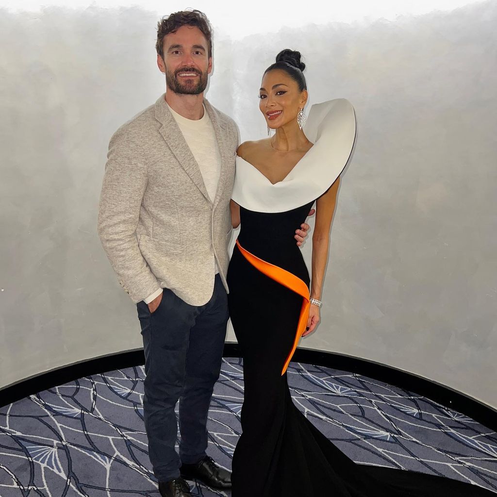 Nicole Scherzinger mit ihrem Verlobten Thom Evans