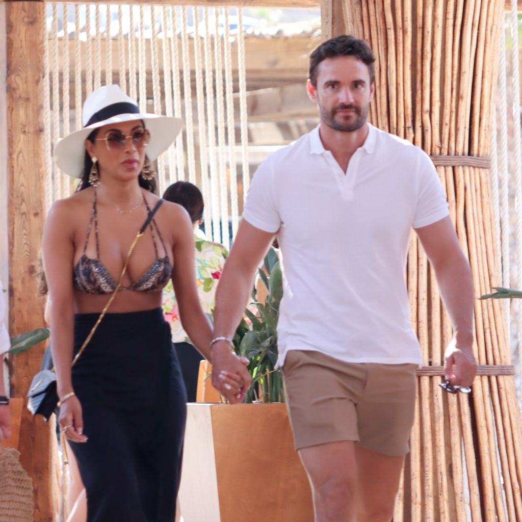 Nicole Scherzinger und Thom Evans im Juli 2022 auf Mykonos