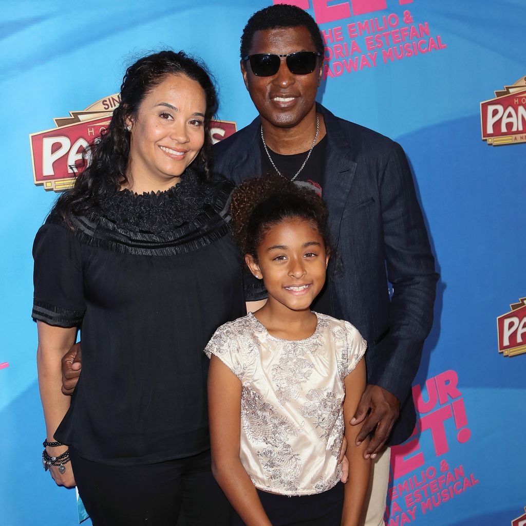 Nicole Pantenburg und Babyface mit ihrer Tochter Peyton