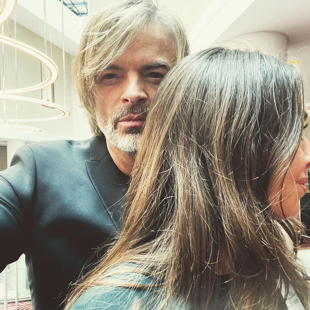 Nicolino Hermano mit einer unbekannten Frau