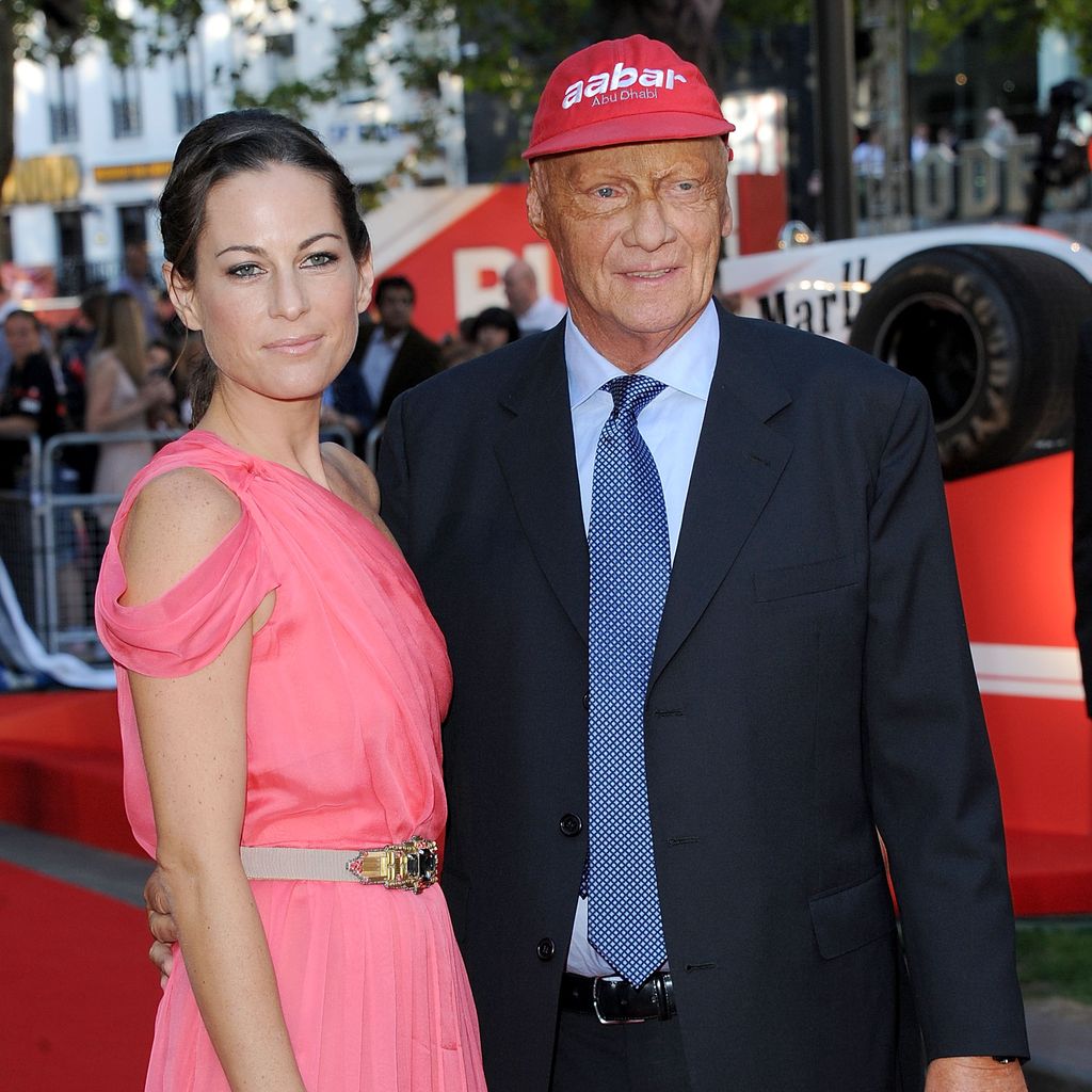 Niki Lauda (rechts) und seine Frau Birgit