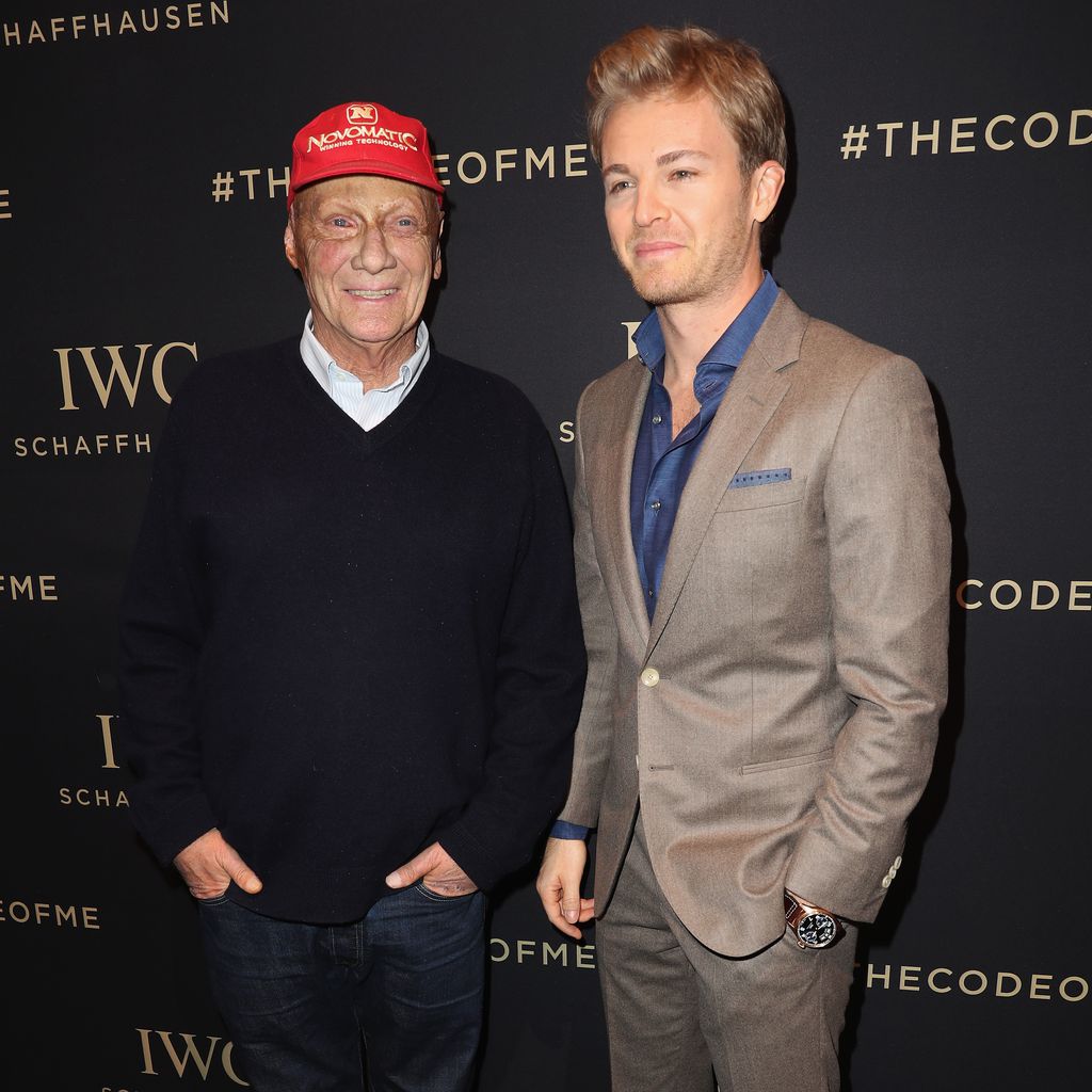 Niki Lauda und Nico Rosberg im Januar 2017 in Genf
