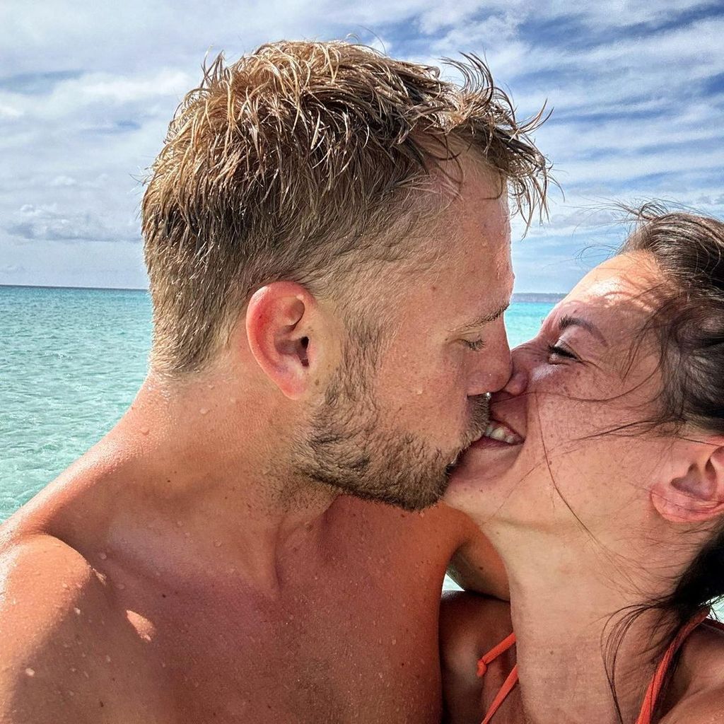 Niklas Osterloh und seine Frau, Oktober 2022
