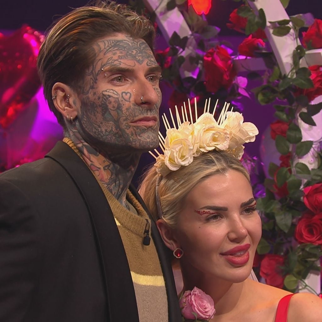 Nikola und Kim Virginia Grey, "Promi Big Brother"-Trauung