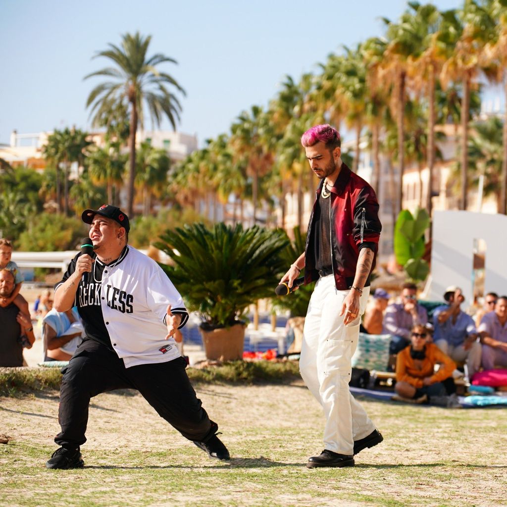Nikolaos "Big N" Simediriadis, Fatih Yüksel und Melino Winterstein bei DSDS