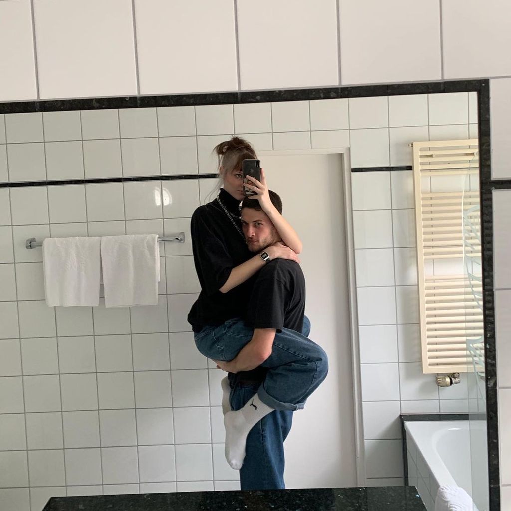 GNTM-Kandidatin Nina Kablitz und ihr Partner Marvin