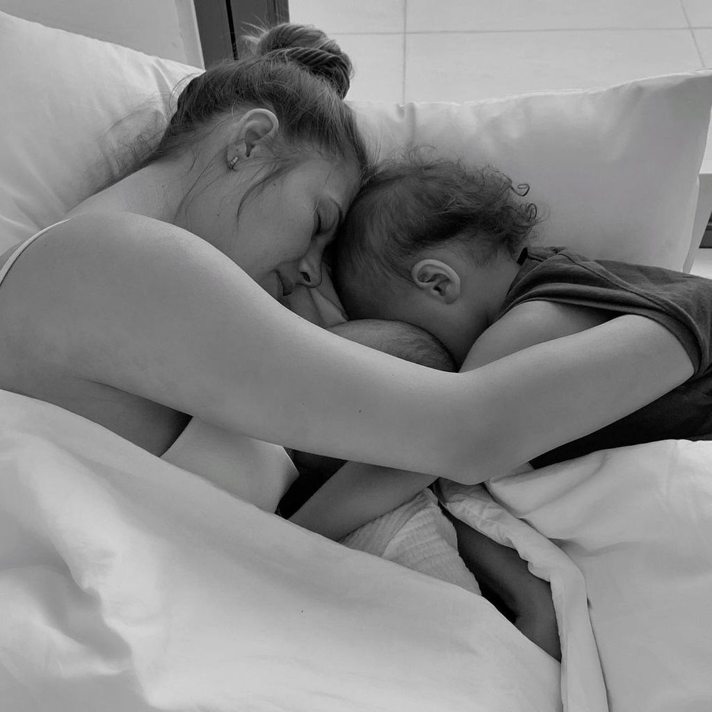 Nina Noel mit ihren beiden Söhnen