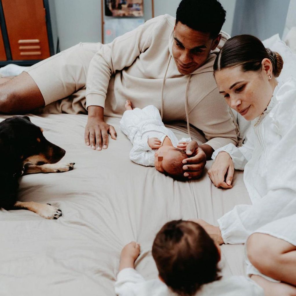 Nina Noel mit ihrer Familie
