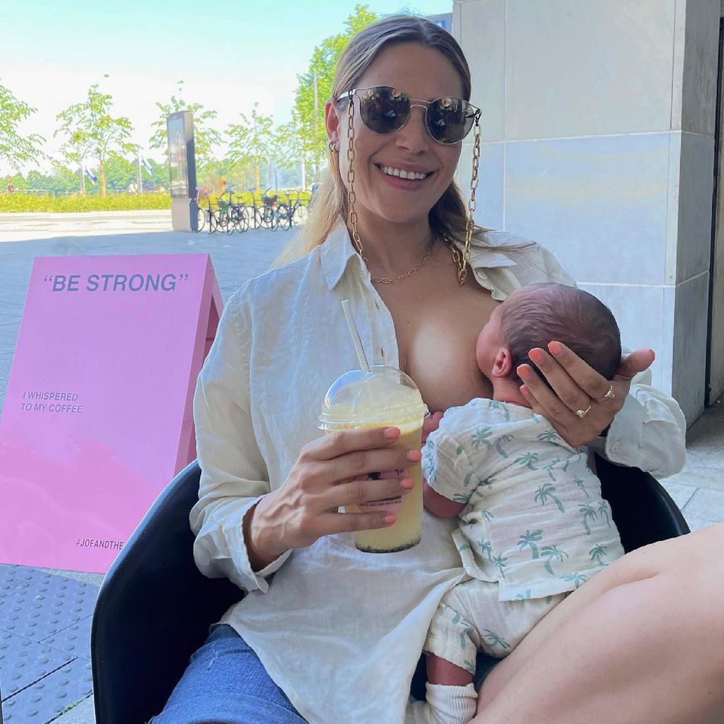 Nina Noel mit ihrem zweiten Sohn