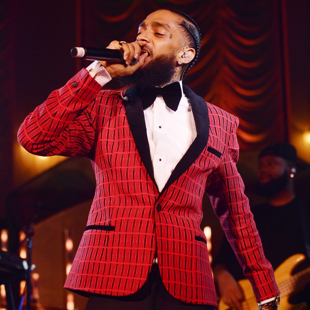 Rapper Nipsey Hussle, 2019