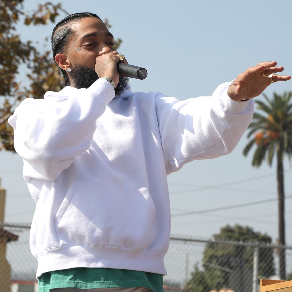 Rapper Nipsey Hussle, 2018