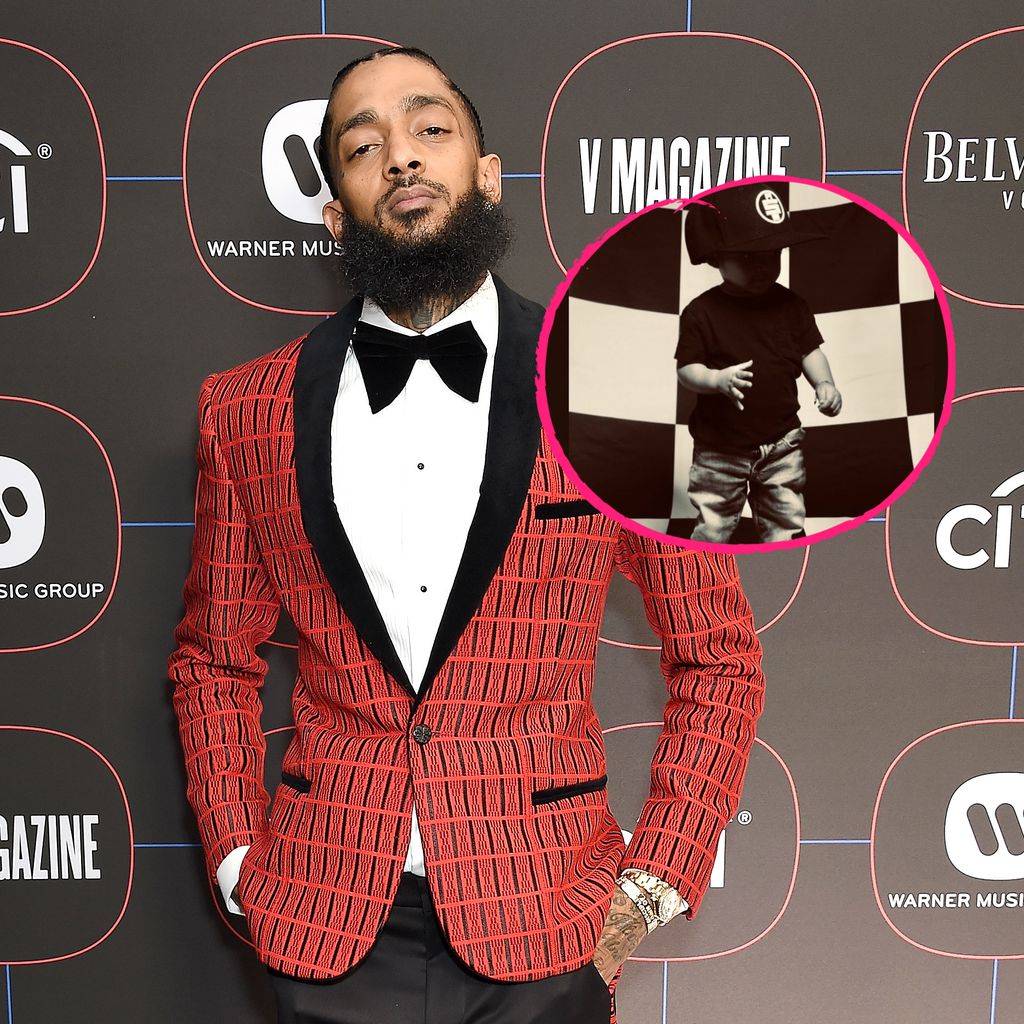 Nipsey Hustle mit seinem Sohn Kross