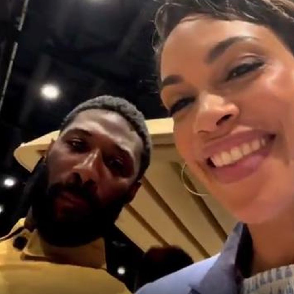 Nnamdi Okafor und Rosario Dawson im August 2022