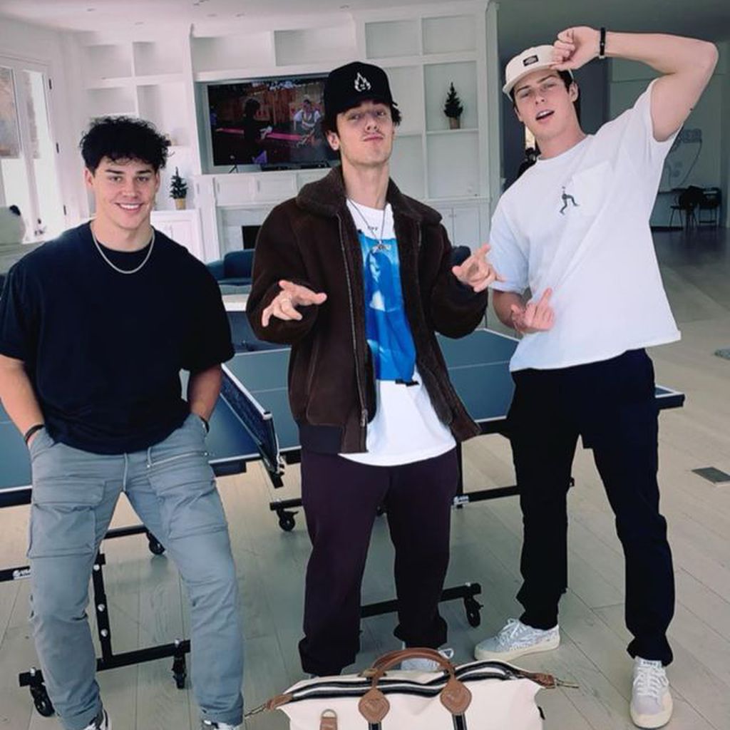 Noah Beck, Bryce Hall und Blake Gray