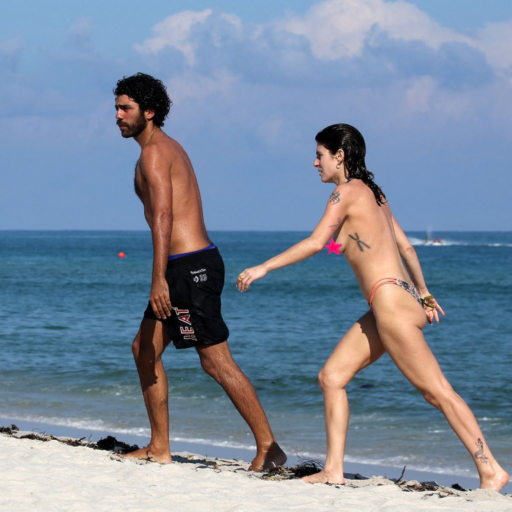 Noah Becker und seine Freundin Emily Or