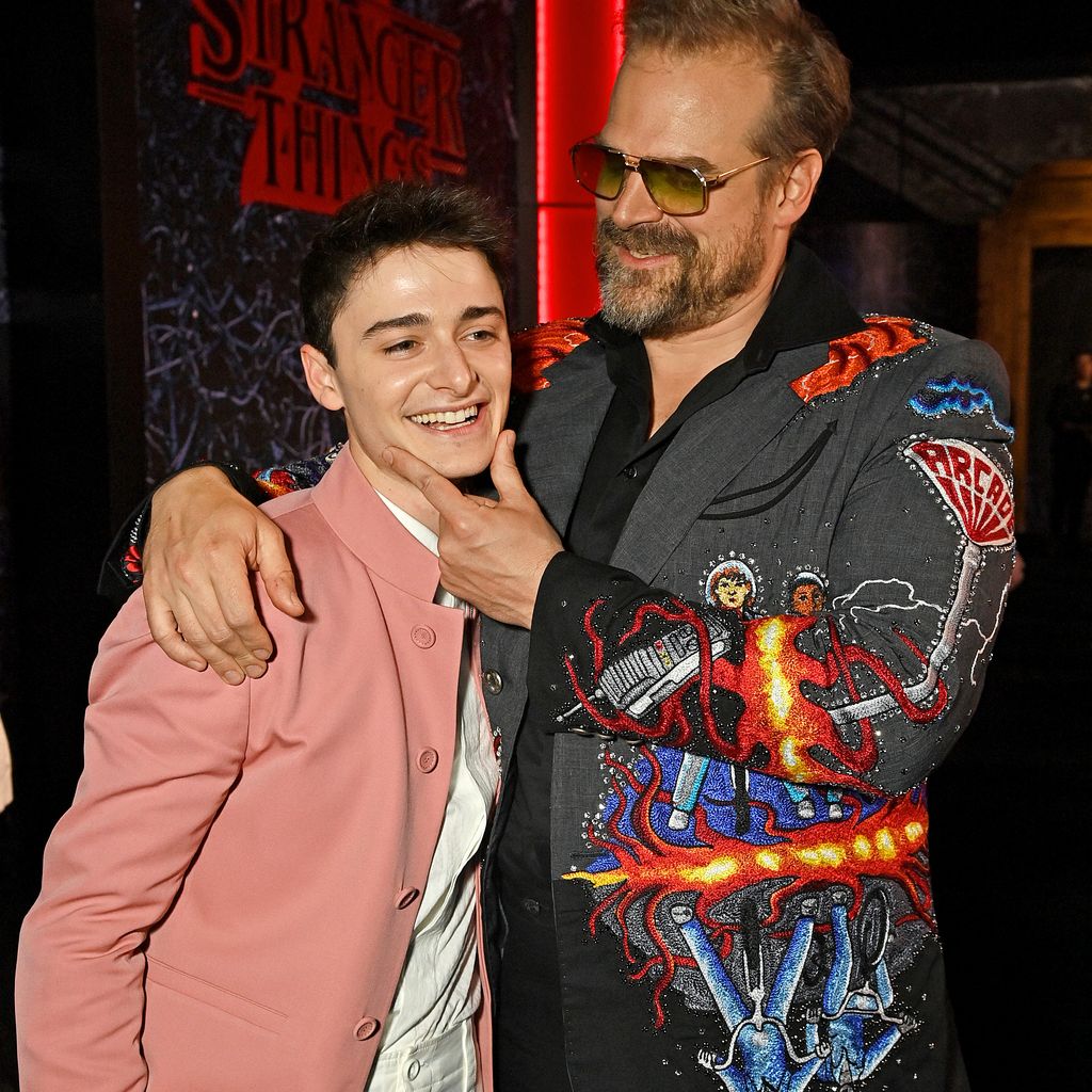 Noah Schnapp und David Harbour bei der Premiere der vierten Staffel von "Stranger Things"