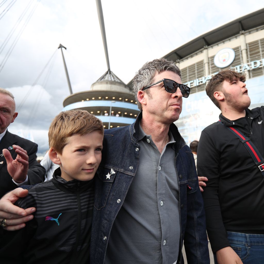 Noel Gallagher mit seinem Sohn