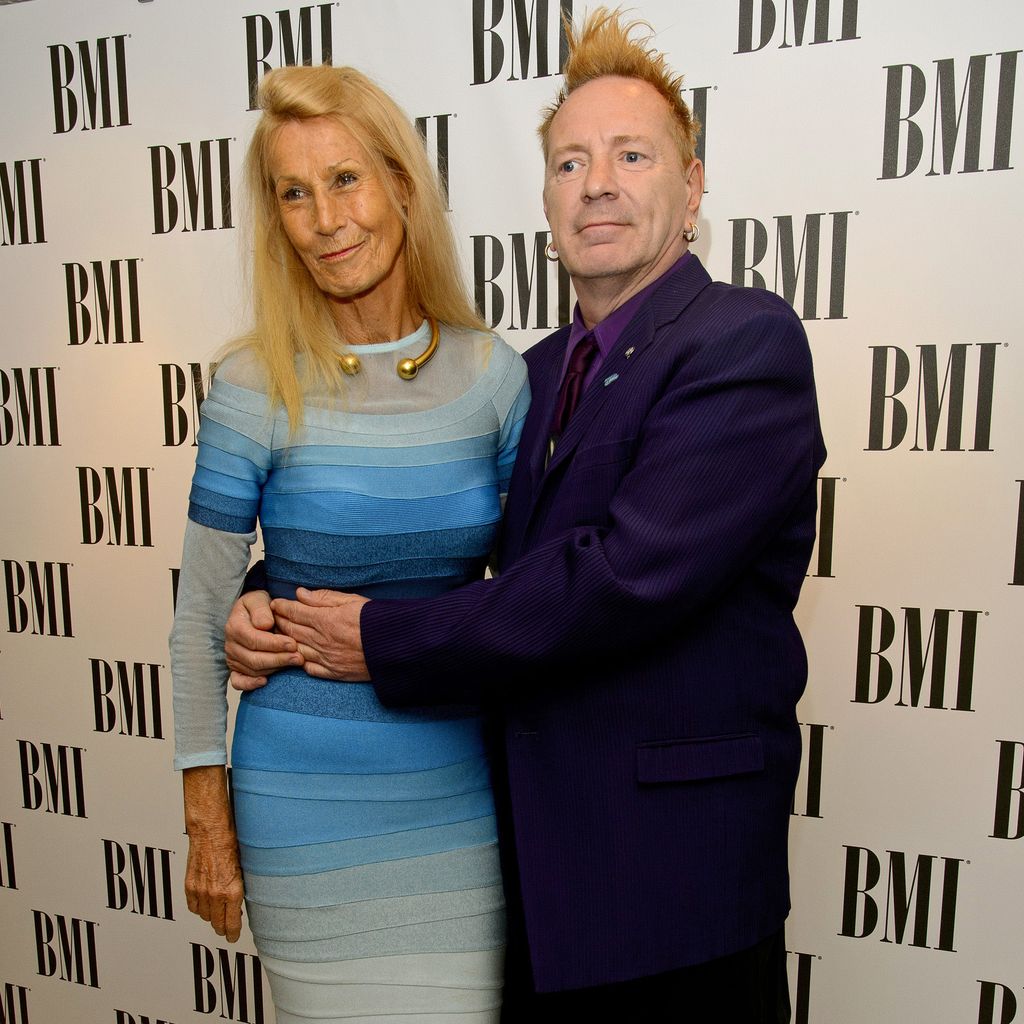 Nora Forster und John Lydon im Oktober 2013