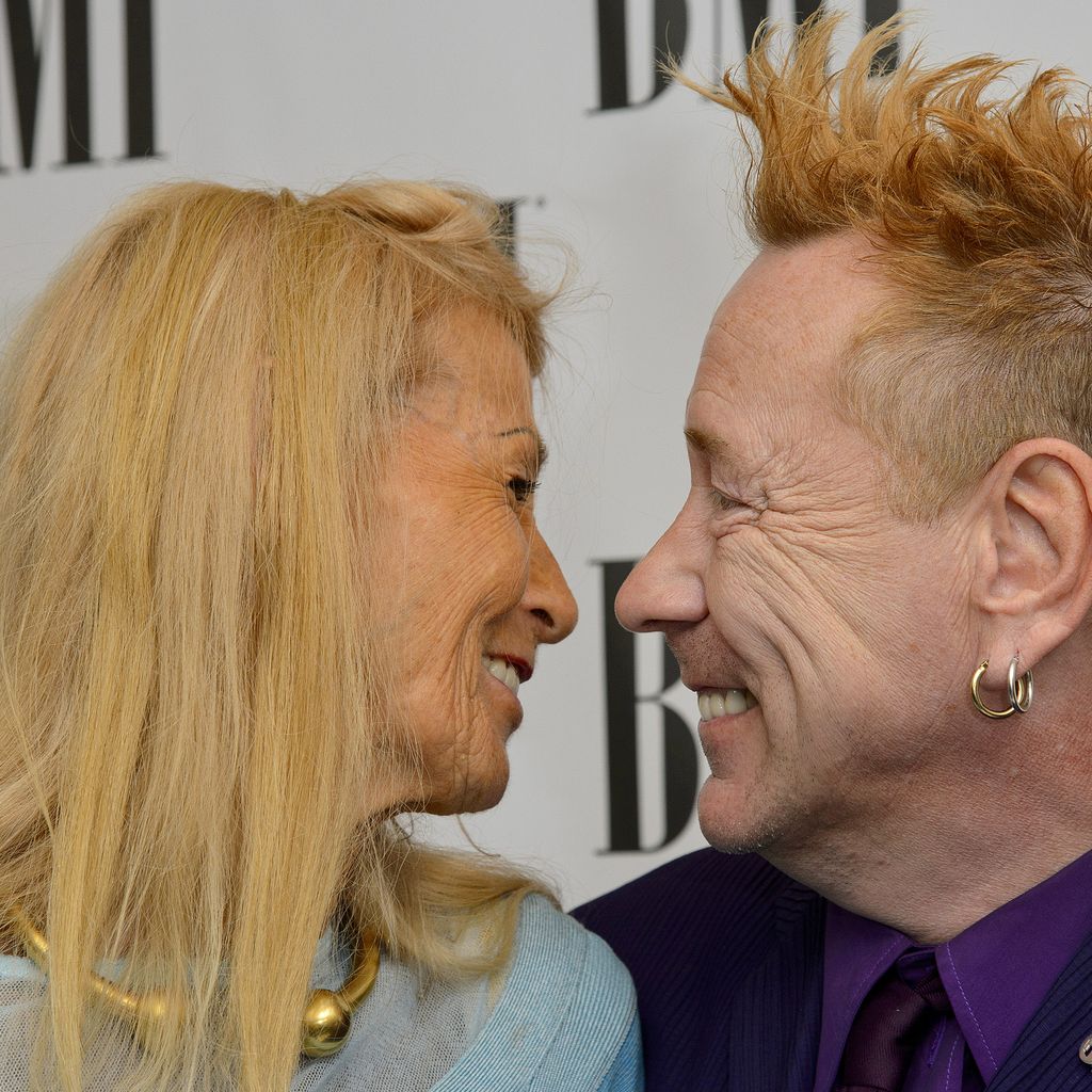 Nora Forster und John Lydon im Oktober 2013