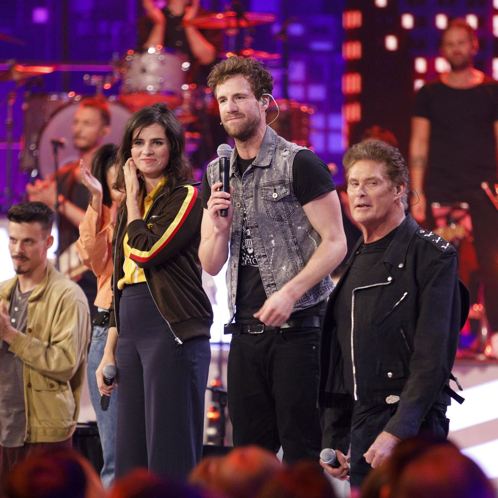 Nora Tschirner, Luke Mockridge und David Hasselhoff bei "LUKE! Die Greatnightshow"
