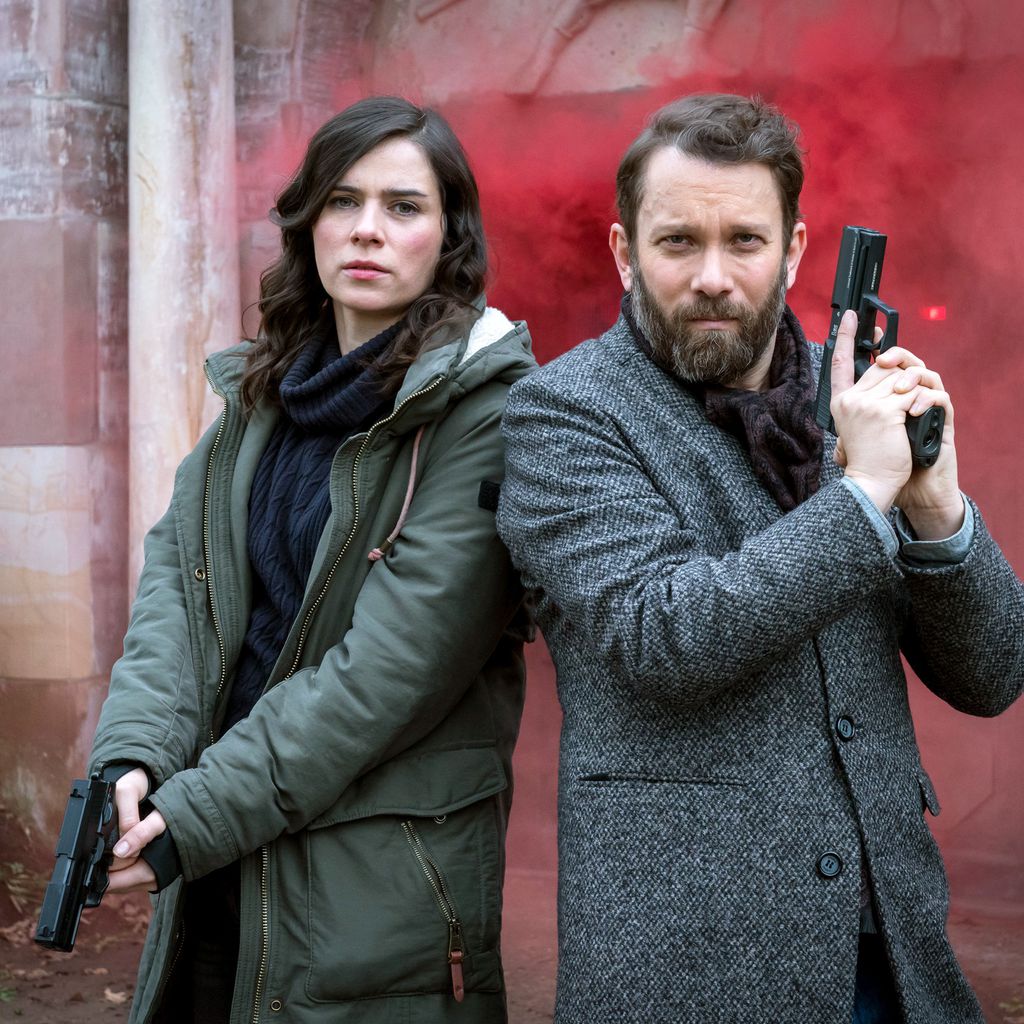 Nora Tschirner und Christian Ulmen in "Tatort: Der feine Geist"