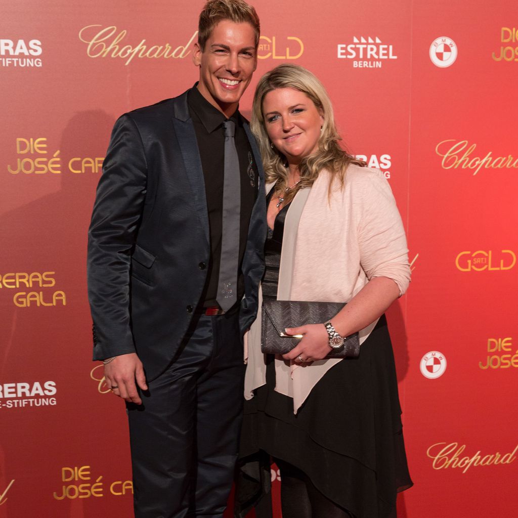 Norman Langen und Verena bei der José-Carreras-Gala in Berlin