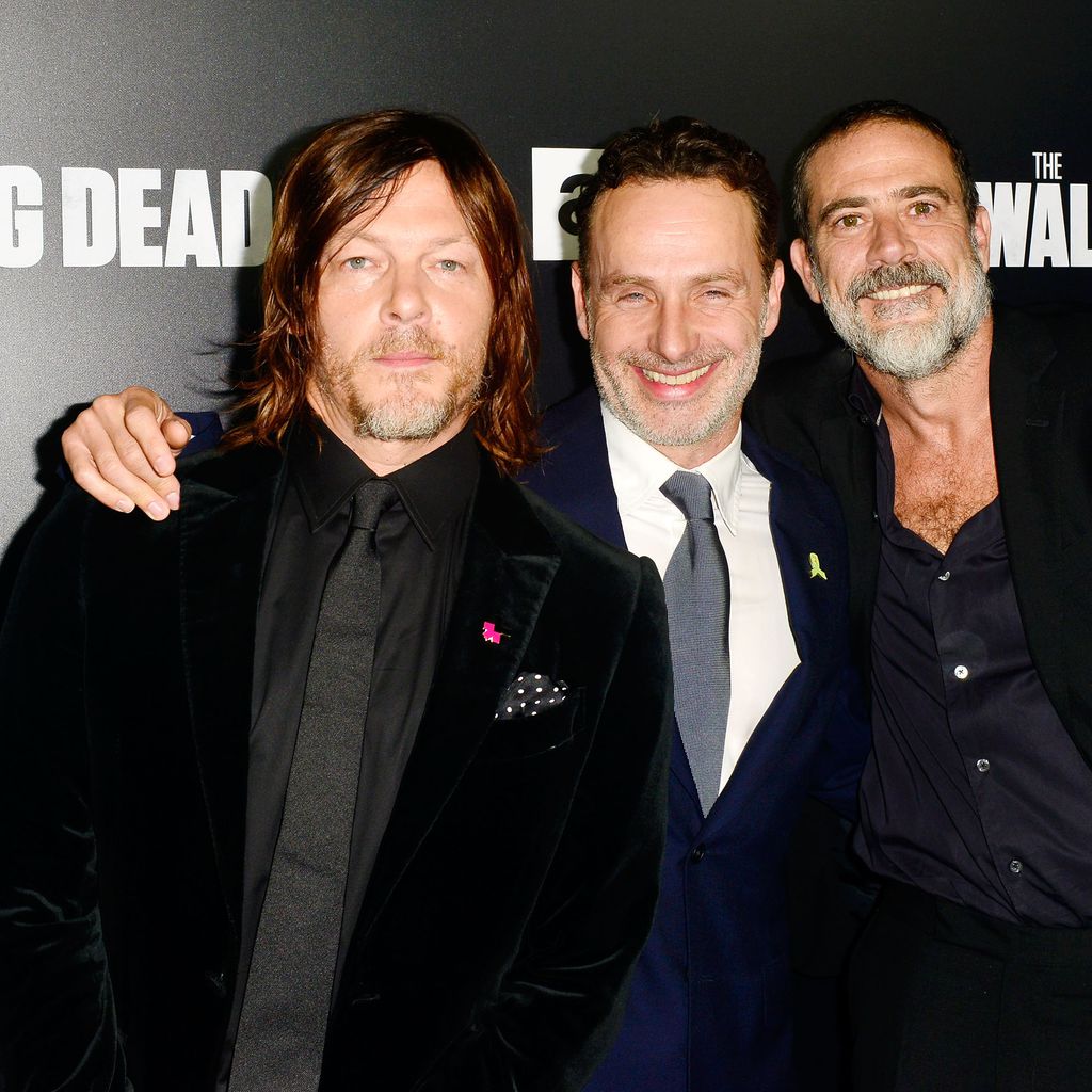 "The Walking Dead"-Stars Norman Reedus, Andrew Lincoln und Jeffrey Dean Morgan, 2018