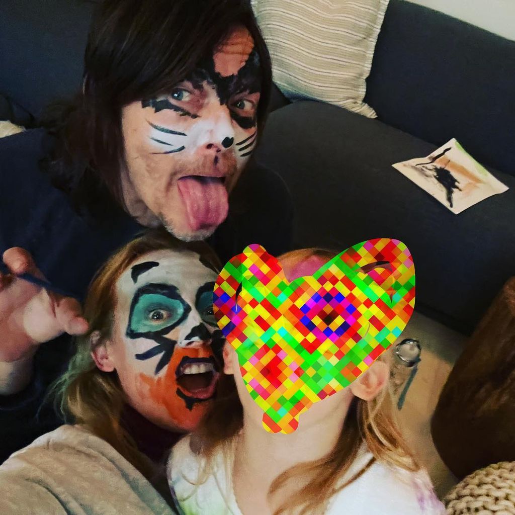 Norman Reedus, Diane Kruger und ihre Tochter, Februar 2022