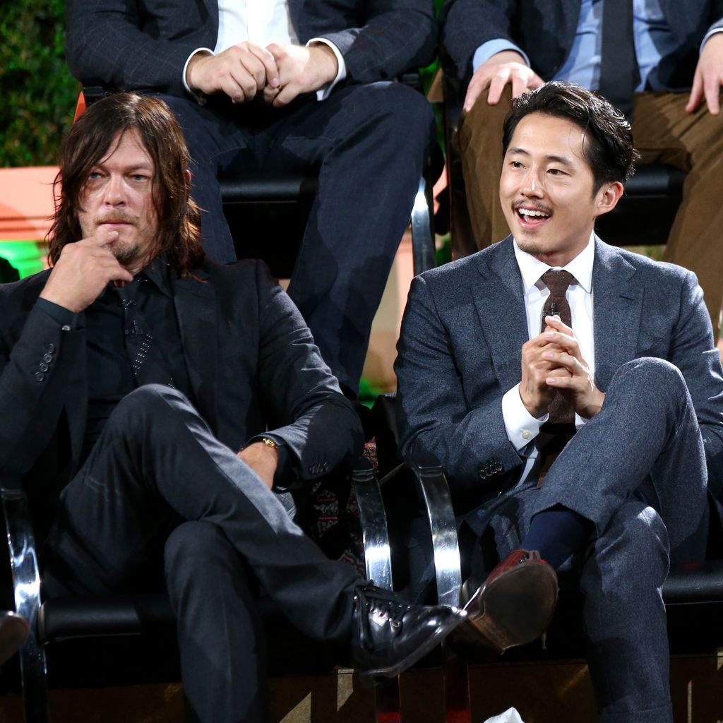 Norman Reedus, Steven Yeun und Lauren Cohan