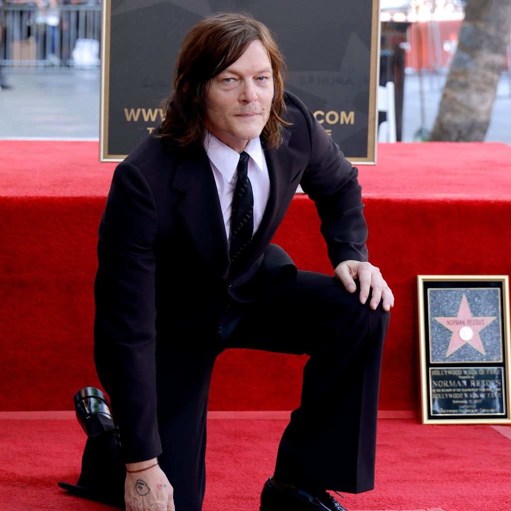 Norman Reedus bei seinem Walk-of-Fame-Stern