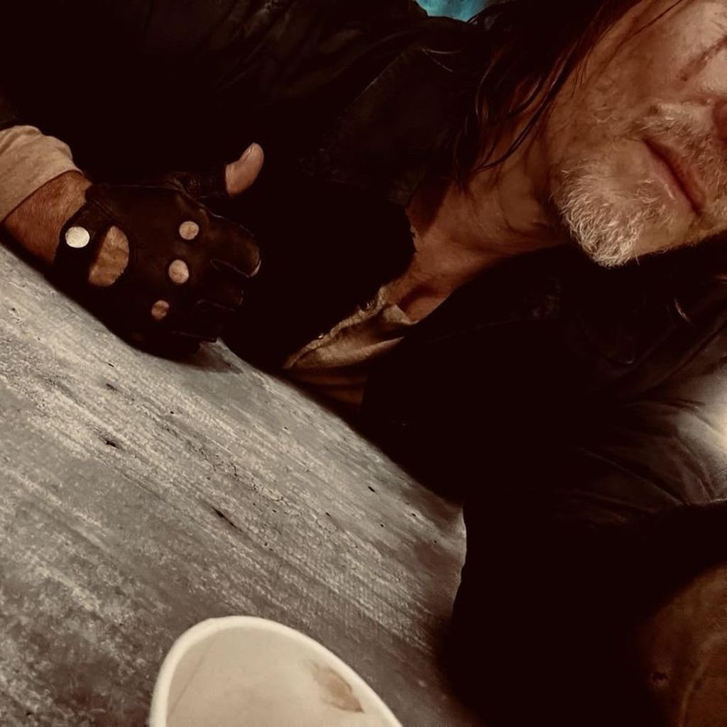Norman Reedus am "Daryl Dixon"-Set, 2022