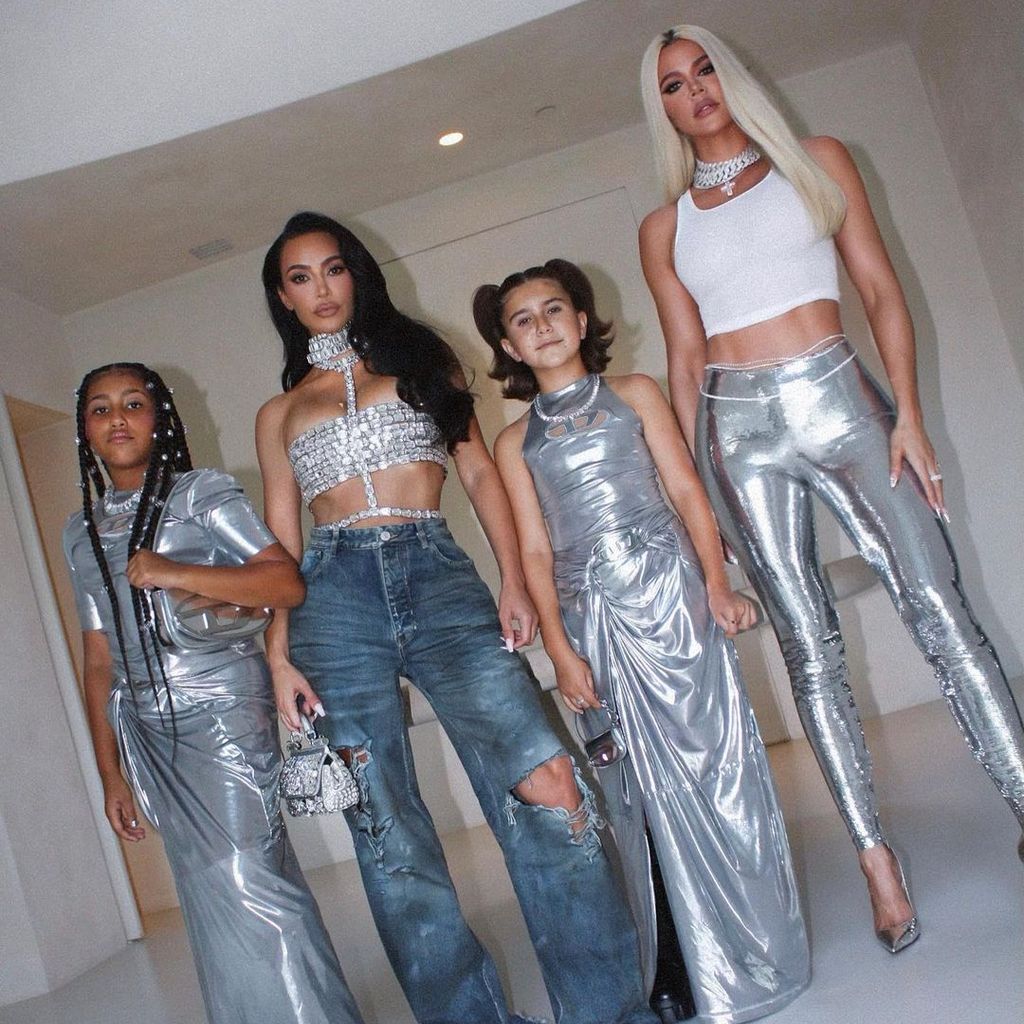 North West, Kim, Penelope Disick und Khloé Kardashian vorm Beyoncé-Konzert