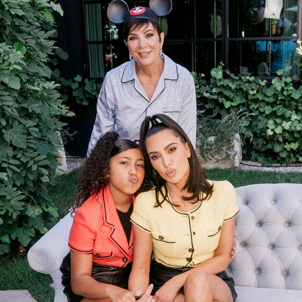 North West, Kim Kardashian und Kris Jenner, "The Kardashians"-Stars
