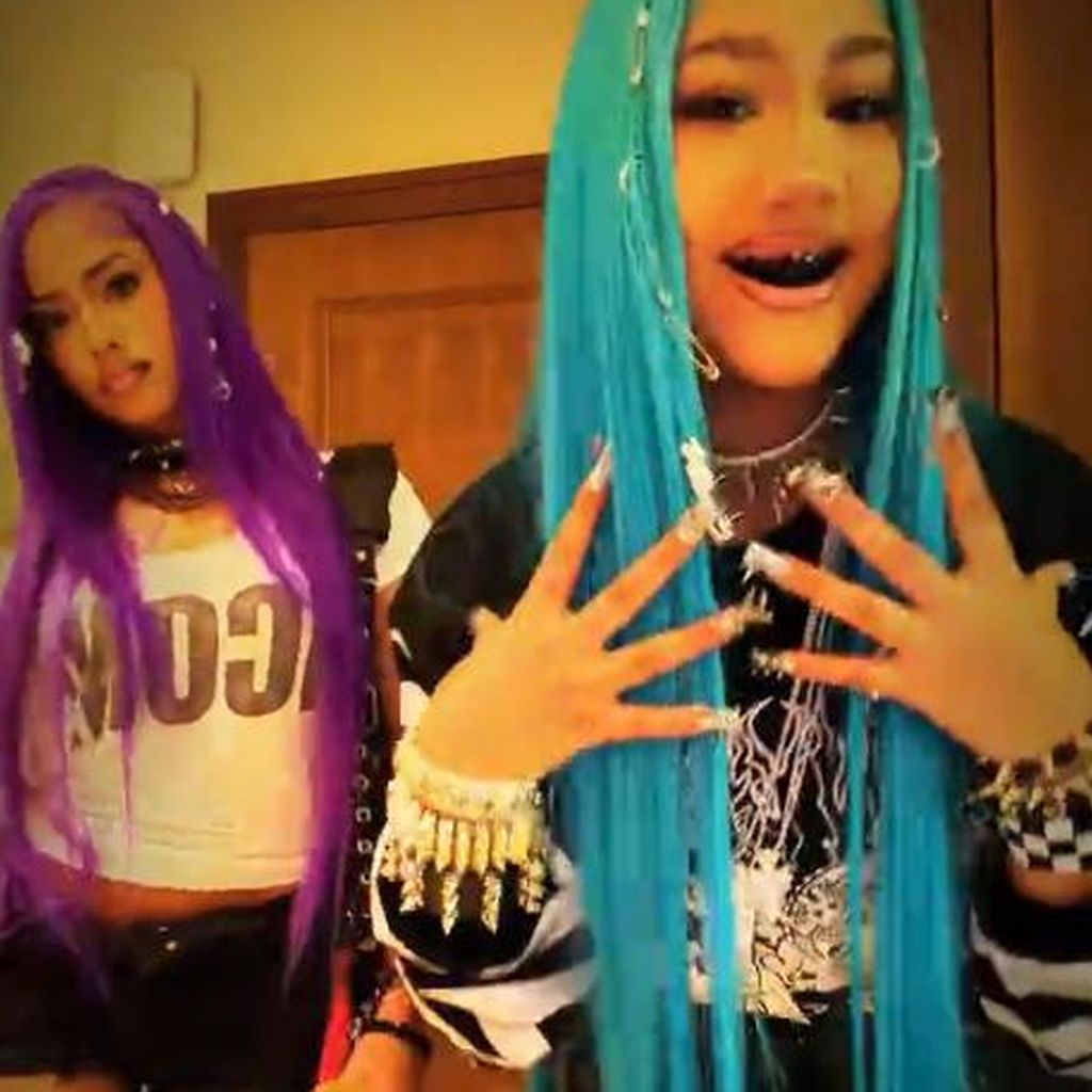 North West mit ihrer Freundin Sophia, April 2026