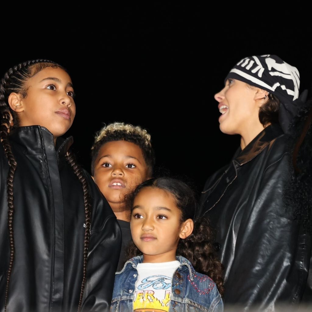 North West, Saint West, Chicago West und Bianca Censori