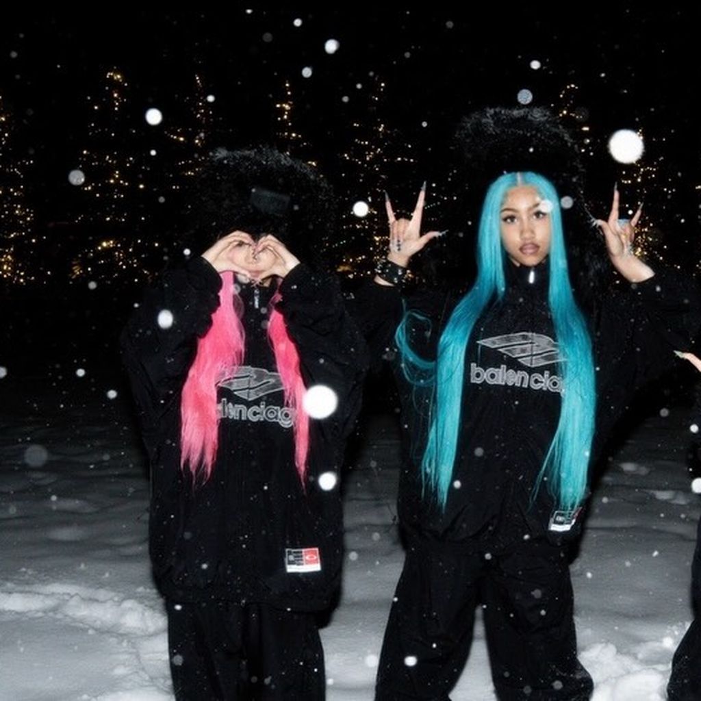 North West beim spontanen Fotoshooting