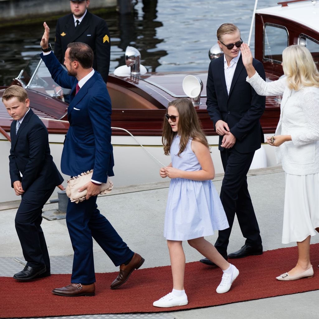 Die norwegische Königsfamilie im Juni 2016