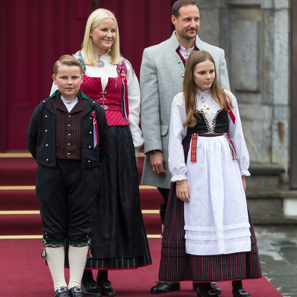 Die norwegische Königsfamilie im Mai 2017