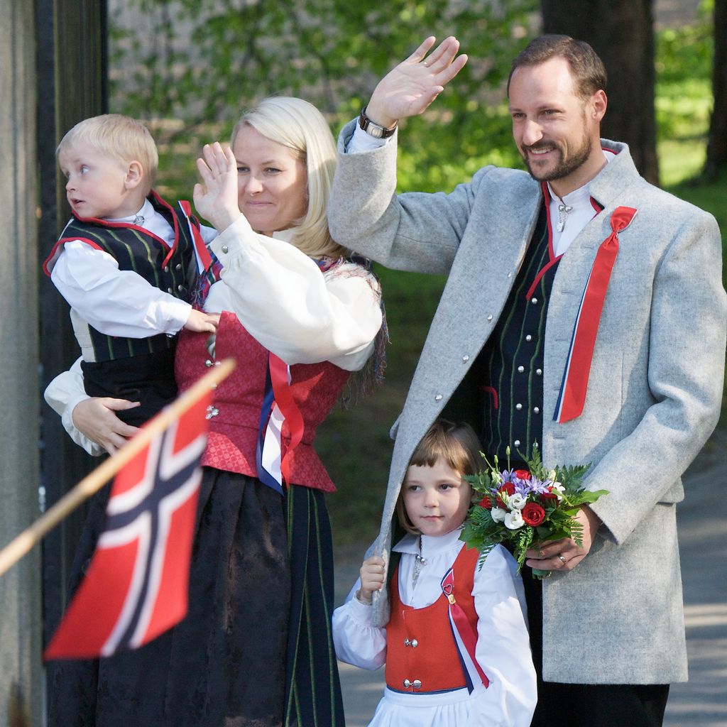 Die norwegische Königsfamilie im Mai 2009
